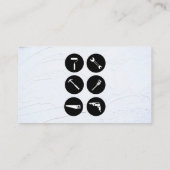 Home Repair | Hardwarehulpmiddelen voor de bouw Visitekaartje (Achterkant)