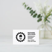 Home repair logo handyman visitekaartje (Staand voorkant)