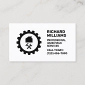 Home repair logo handyman visitekaartje (Voorkant)