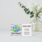 Home Repair Pictogrammen | Hout Visitekaartje (Staand voorkant)