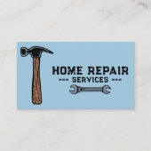 Home Repair Service Blauw Visitekaartje (Voorkant)