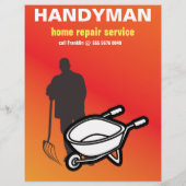 Home Repair Service voor kleine zakelijke brochure (Achterkant)