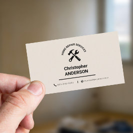 Home Repair Services Visitekaartje