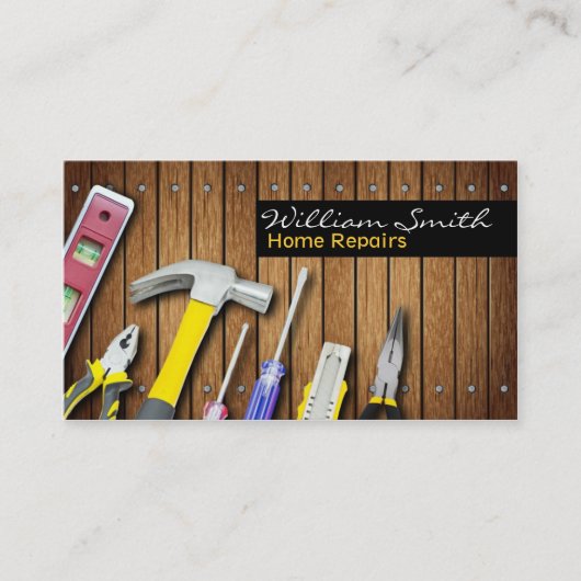 Home Repairs Business card Visitekaartje (Voorkant)