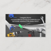 Home Reparatie Bouw Gereedschap Visitekaartje (Achterkant)