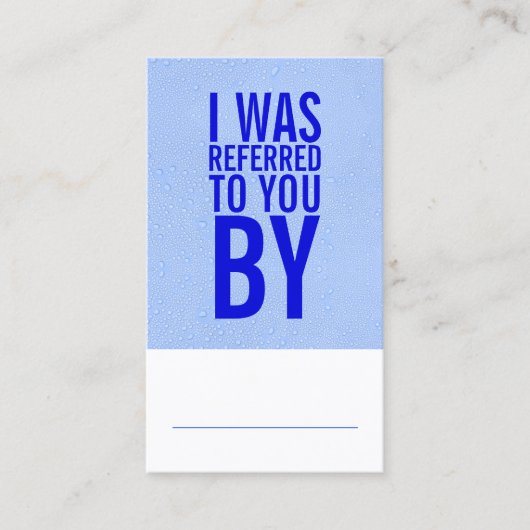 Home Reparatie en Onderhoud Referral Kaart (Voorkant)