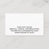 Home Reparatie Gereedschap | metaalhout Visitekaartje (Achterkant)