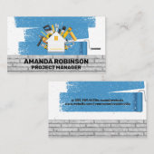 Home Reparatie | Gereedschap | Verf | bakstenen mu Visitekaartje (Voorkant / Achterkant)