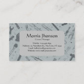 Home Reparatie Handyman Service Contactgegevens Visitekaartje (Achterkant)