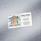 Home Reparatie Logo | hoofdaannemer Magnetisch Visitekaartje (Voorbeeld)