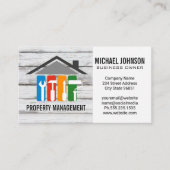 Home Reparatie Logo | hoofdaannemer Visitekaartje (Voorkant)