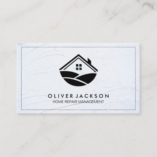 Home Reparatie | makelaar | Makelaar in onroerend  Visitekaartje (Voorkant)