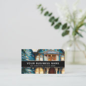 Home Reparatie Makelaar Modern Elegant Professiona Afsprakenkaartje (Staand voorkant)