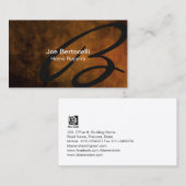 Home Reparaties Handel Vaardigheden Bruin Grunge M Visitekaartje (Voorkant / Achterkant)