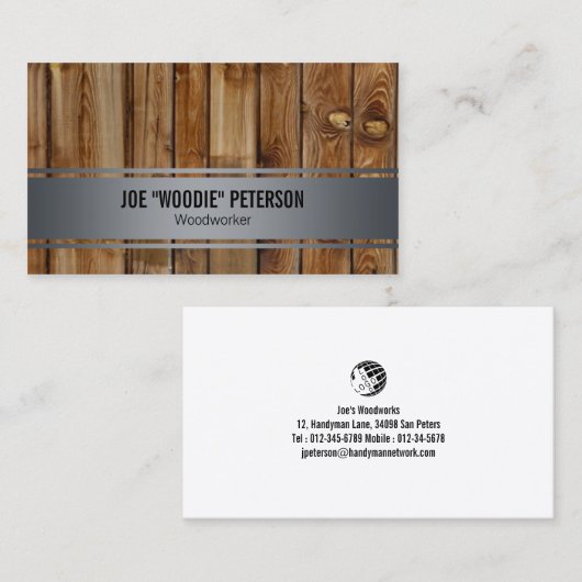 Home Repareert Construction Handyman Visitekaartje (Voorkant / Achterkant)