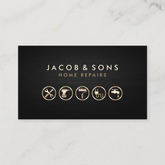 Home Repareert Handyman Visitekaartje (Voorkant)