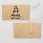 Home Restauratie Faux multiplex Visitekaartje (Voorkant / Achterkant)