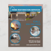 Home Restoration Services Flyer (Voorkant)