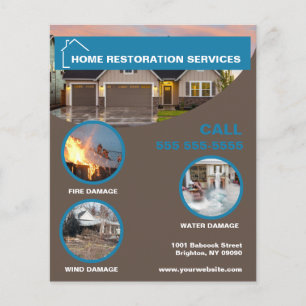 Home Restoration Services Flyer