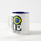 HOME Rio Branco 11oz Tweekleurige Koffiemok (Voorkant links)