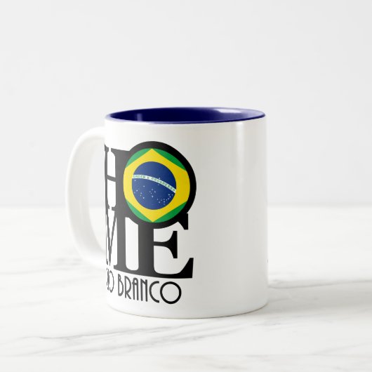 HOME Rio Branco 11oz Tweekleurige Koffiemok (Voorkant links)