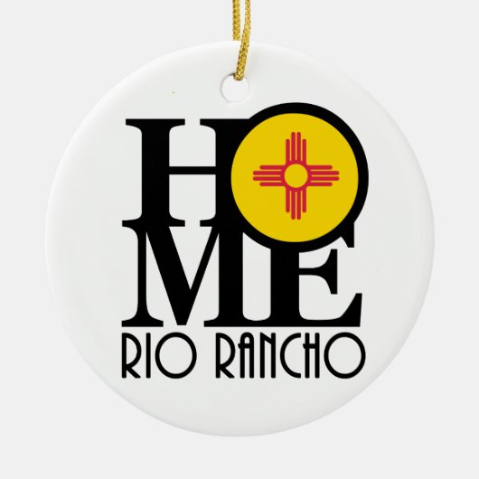HOME Rio Rancho Keramisch Ornament (Voorkant)