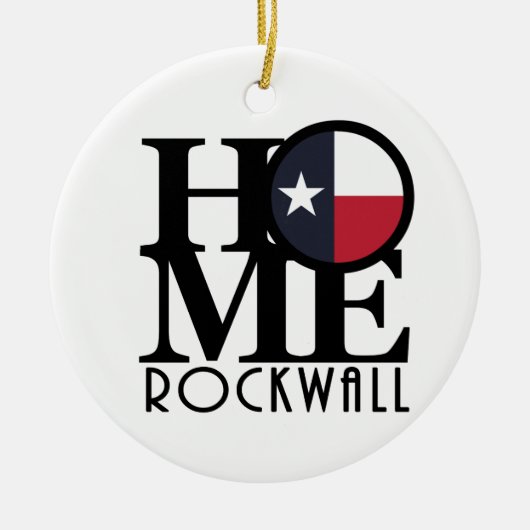 HOME Rockwall Keramisch Ornament (Voorkant)