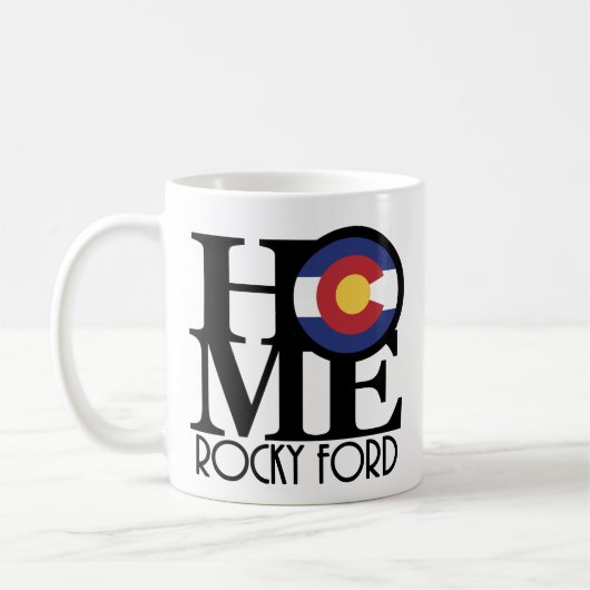 HOME Rocky Ford Colorado 11oz Koffiemok (Links)