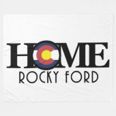 HOME Rocky Ford Colorado Fleece Deken (Voorkant (Horizontaal))