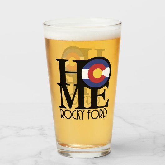 HOME Rocky Ford Colorado Glas (Achterkant gevuld)