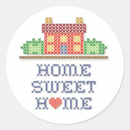 Home-ronde-stickers Ronde Sticker
