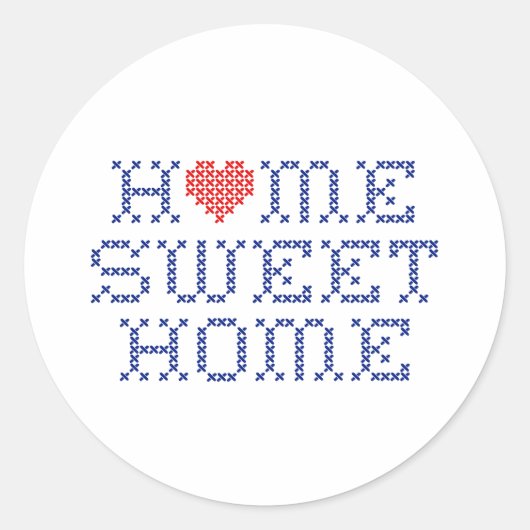 Home-ronde-stickers Ronde Sticker (Voorkant)
