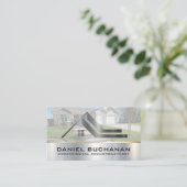 Home Roof Logo | Onroerend goed Visitekaartje (Staand voorkant)