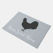 Home Rooster Grey Vloermat Deurmat (Schuin)