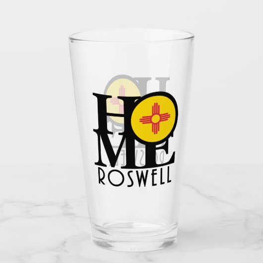 HOME Roswell NM Glas (Voorkant)