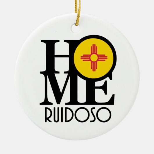 HOME Ruidoso Keramisch Ornament (Voorkant)