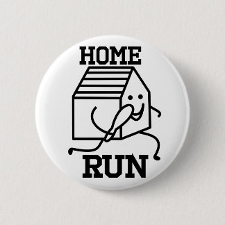 'Home run'-badge Ronde Button 5,7 Cm