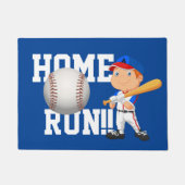 Home run Baseball Doormat Deurmat (Voorkant)