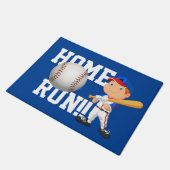 Home run Baseball Doormat Deurmat (Schuin)