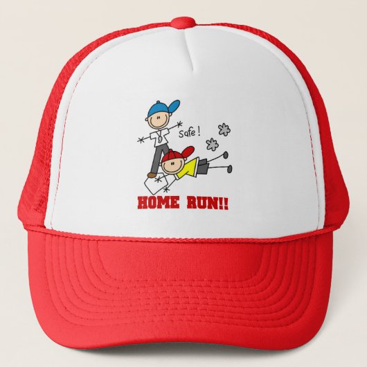 Home run Baseball Trucker Pet (Voorkant)