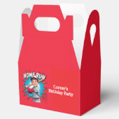 Home Run Boy Baseball Verjaardag Bash Bedankdoosjes (Geopend)