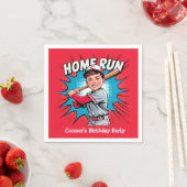 Home Run Boy Baseball Verjaardag Bash Servet (Insitu)