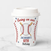 Home Run Celebration – Baseball Party  Papieren Bekers (Achterkant)