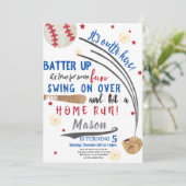 Home Run Different Birthday Kaart (Staand voorkant)