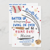 Home Run Different Birthday Kaart (Voorkant / Achterkant)