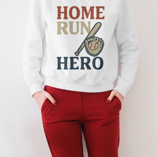 Home Run Hero Baseball T-shirt