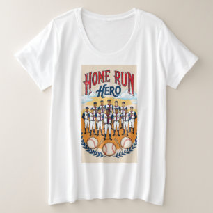 Home Run Hero Grote Maat T-shirt
