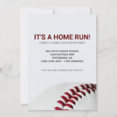 Home Run Honkbal Verjaardag Kaart (Voorkant)