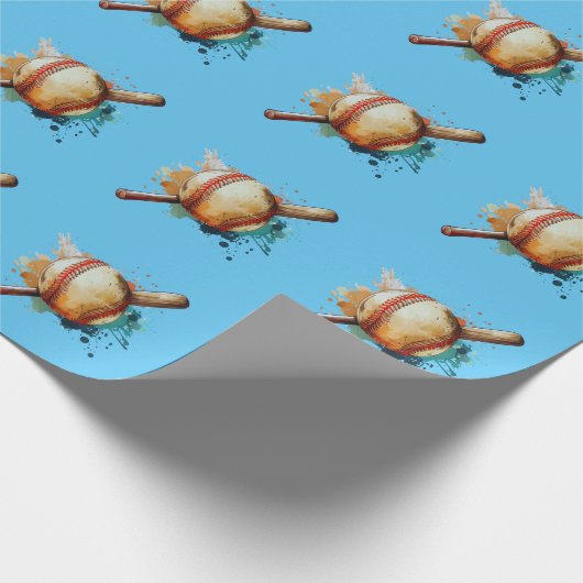 Home Run Hues Cadeaupapier (Hoek)