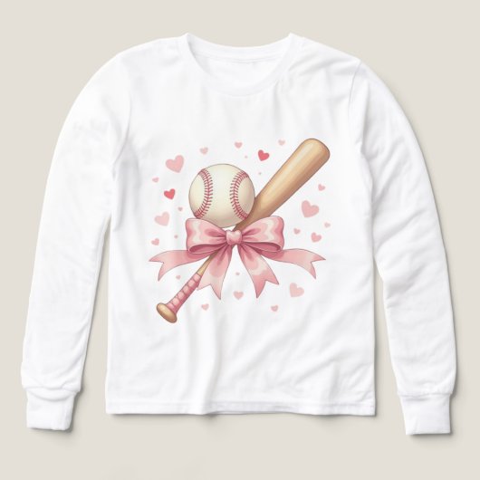 Home Run Vibes Baseball Love colorful tee (Voorkant)